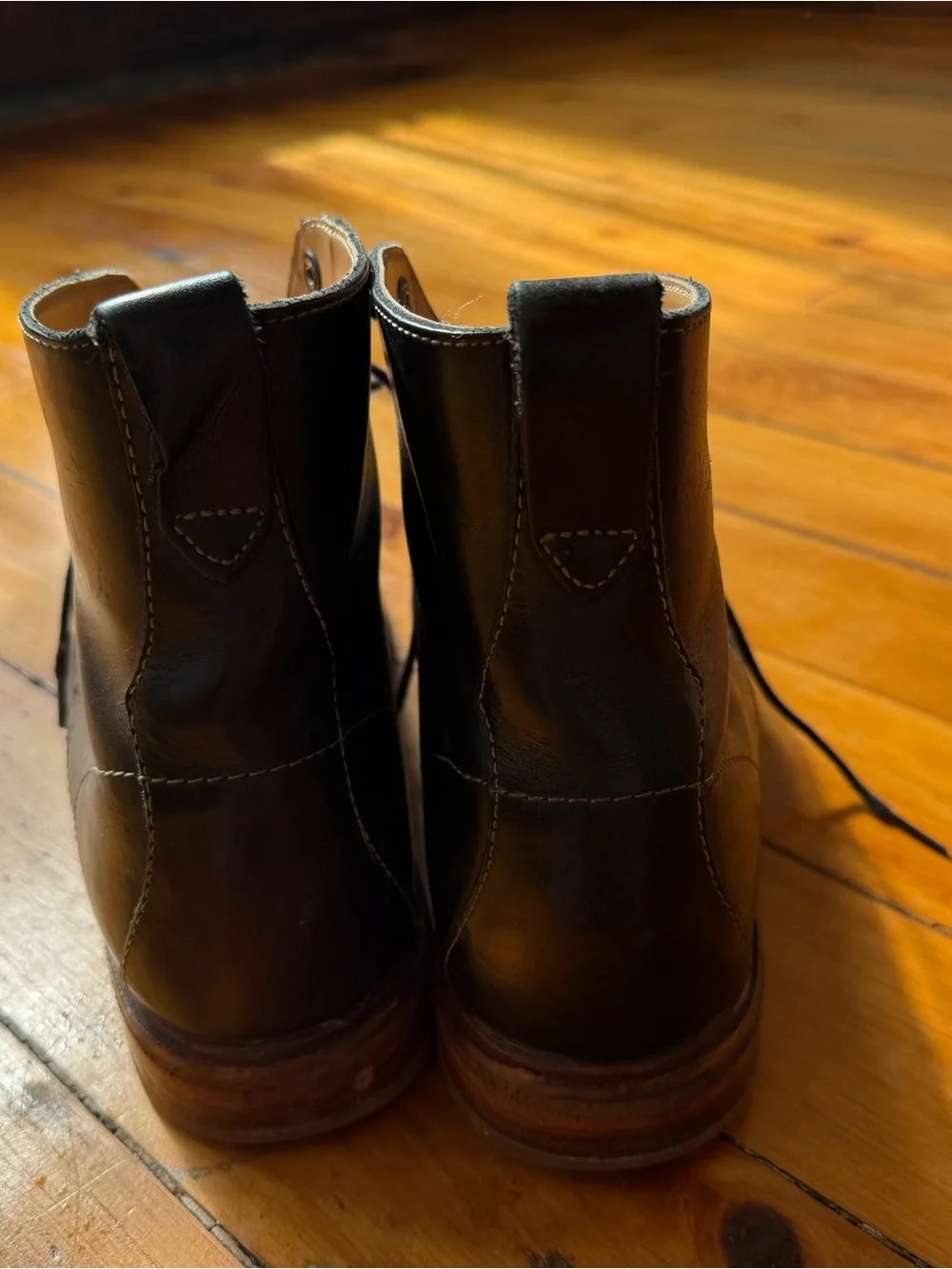 Clark’s Clarksdale rich black Leather Men’s Lace-Up Boots